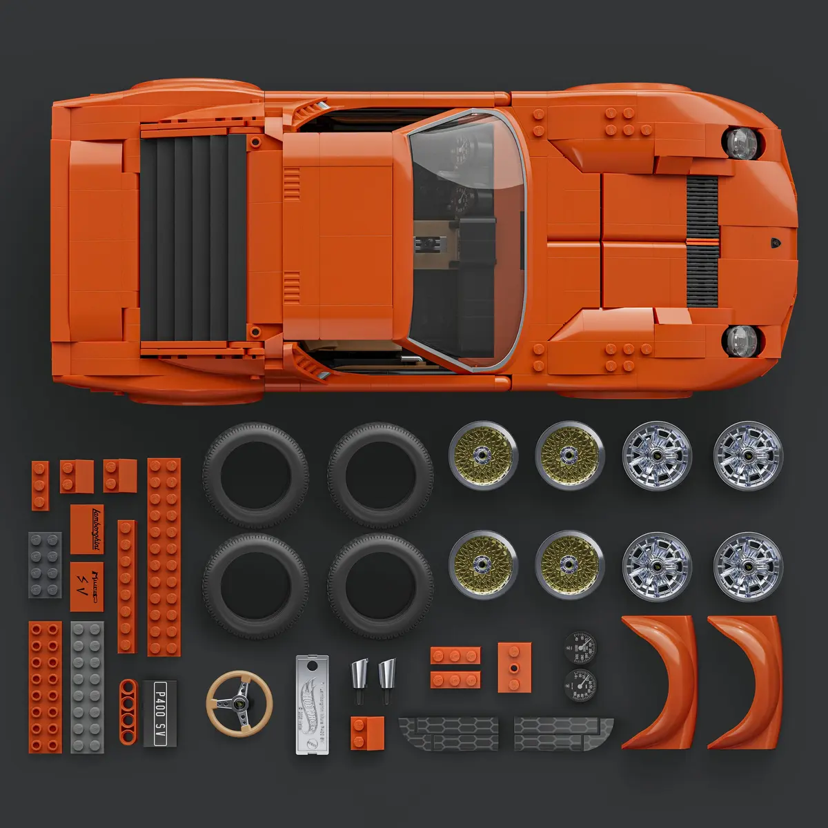 Mattel Hot Wheels ’71 Lamborghini Miura P400 SV konstruktors Photo 4