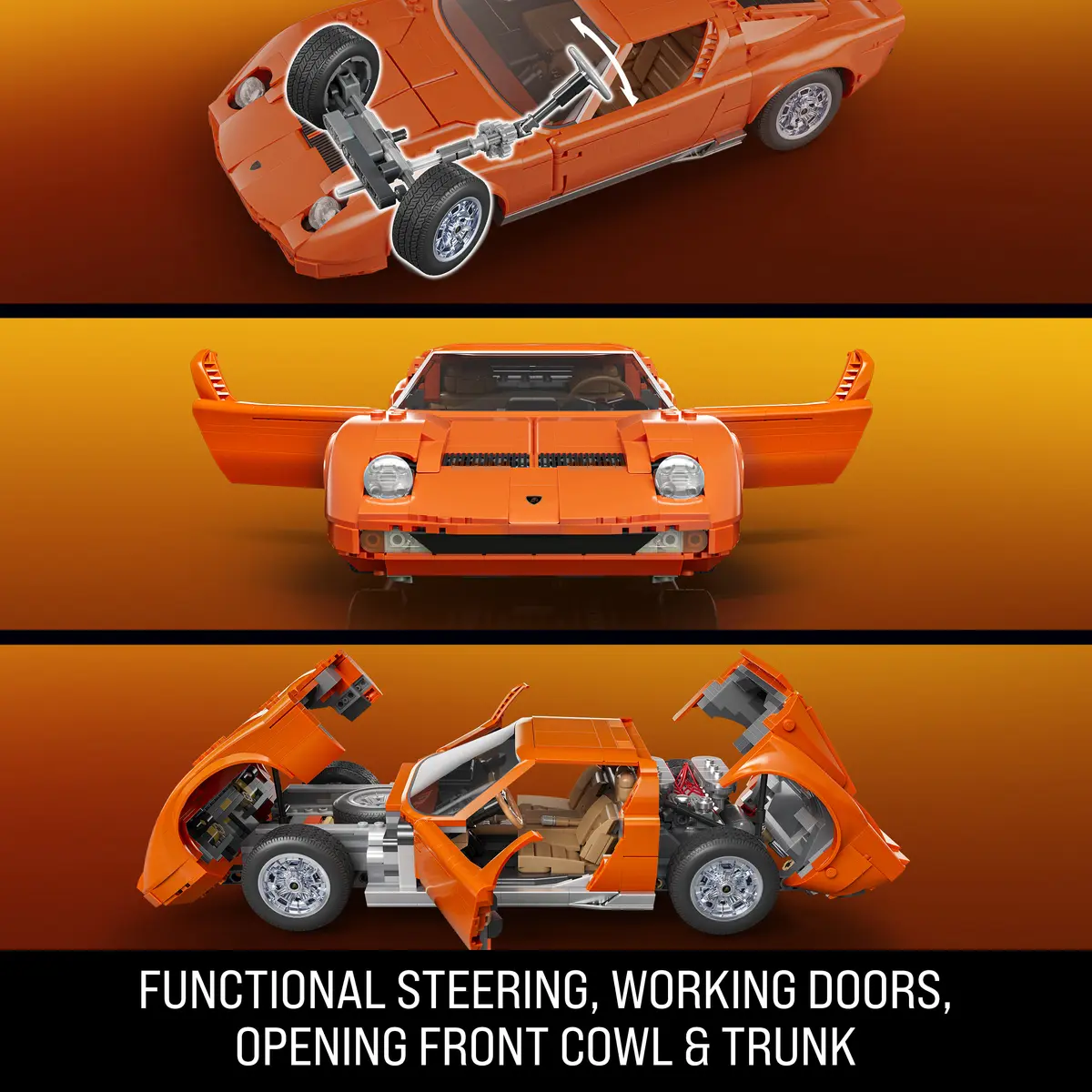Mattel Hot Wheels ’71 Lamborghini Miura P400 SV konstruktors Photo 12
