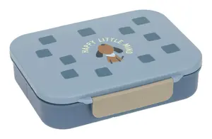 Lassig Pattern Party Lunch Container 1.2 L Blue Polypropylene Silicone