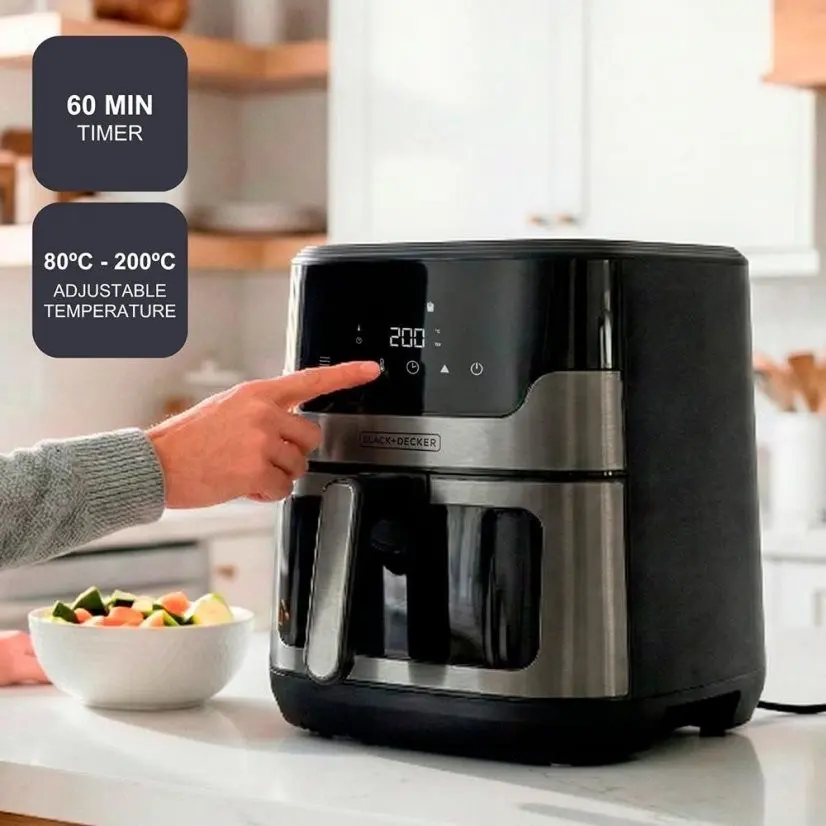 Аэрофритюрница Black & Decker BXAF8001E Photo 4