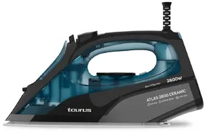 Taurus ATLAS 2800 CERAMIC 2800 W steam iron with 0.43 L water tank, 170 g/min steam boost, and ceramic soleplate