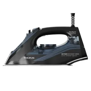 Taurus Geyser Eco Easy 3000 Steam Iron with 3000 W Power Ceramic Soleplate 200 g/min Steam Boost and 0.43 L Water Tank