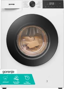Gorenje WDG2PS954A1D2/PL Стирально-сушильная машина отдельно стоящая фронтальная белая с отжимом 1400 об/мин, емкостью сушки 5 кг, дисплеем и сенсорным управлением