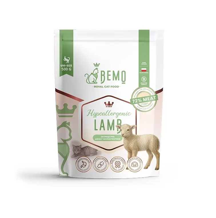BEMO Cat Hypoallergenic Sausā kaķu barība