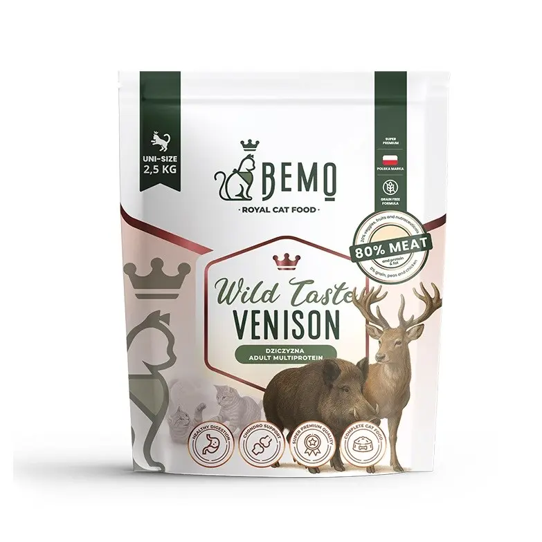 Bemo Cat Wild Taste Venison sausā