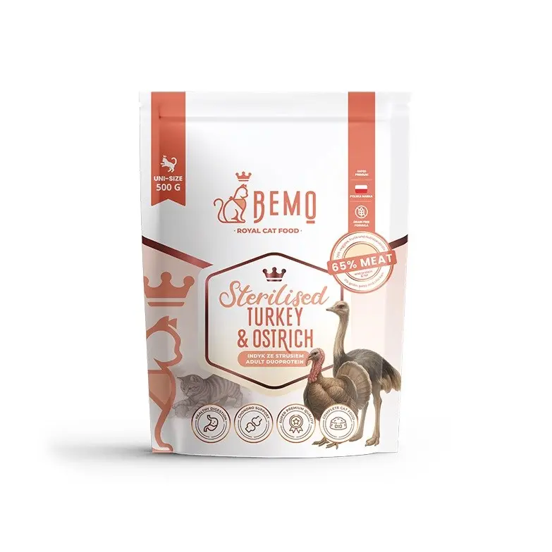 BEMO Cat Sterilised Turkey & Ostrich