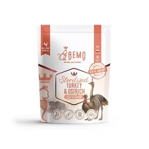Сухой корм для стерилизованных кошек BEMO Cat Sterilised Turkey & Ostrich 500г