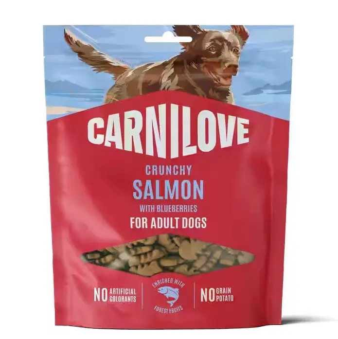 CARNILOVE Crunchy Salmon with Blueberries Kārums