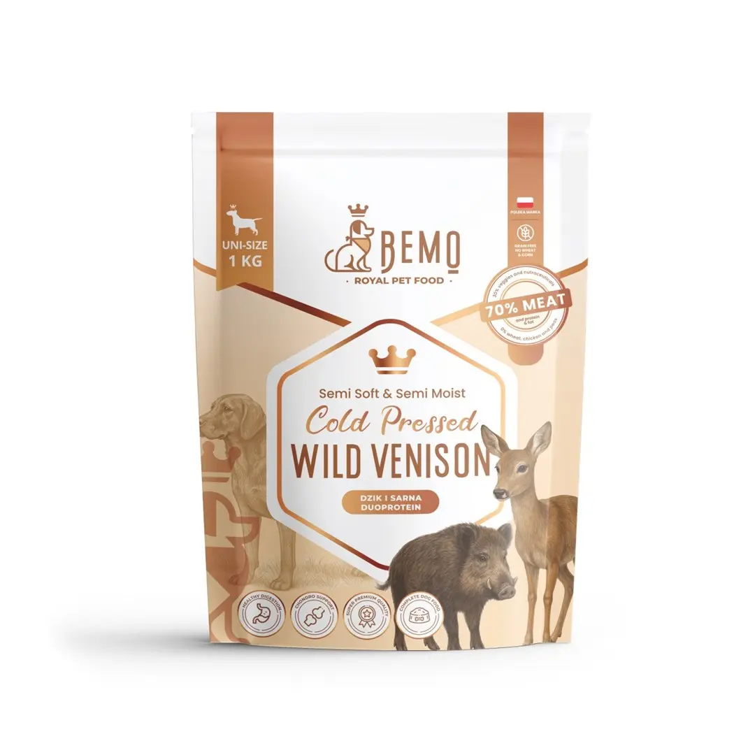BEMO Cold Pressed Wild Venison Auksti
