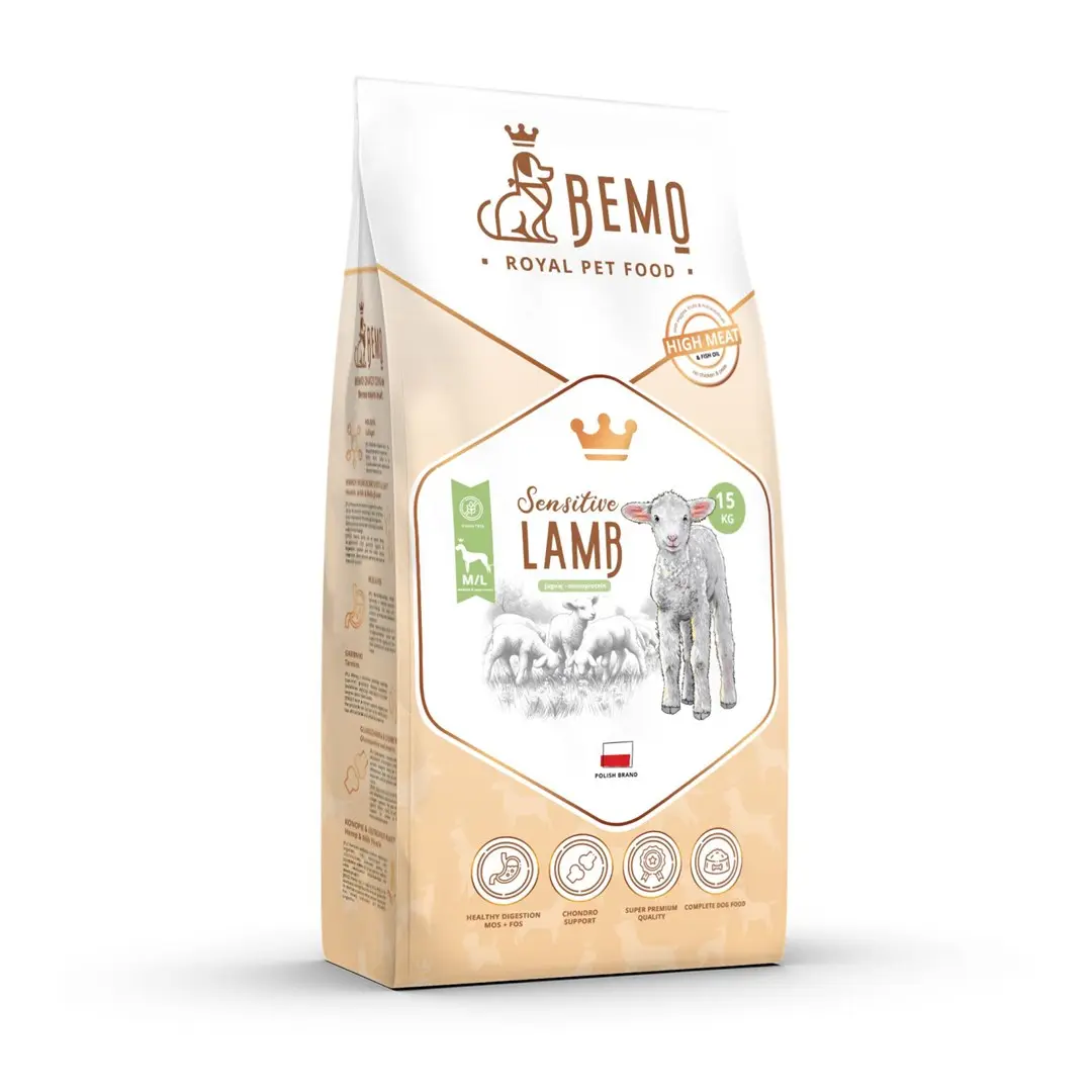 Bemo Sensitive Lamb Medium/Large sausā suņu