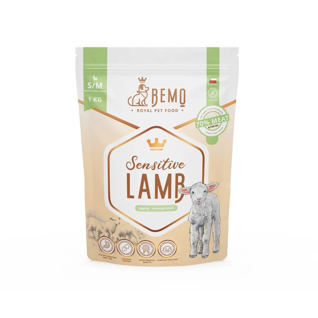 Bemo Sensitive Lamb sausā suņu barība