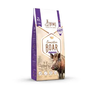 BEMO Sensitive Boar Medium/Large Mono сухой корм для собак 3кг полнорационный для взрослых аллергичных крупных пород