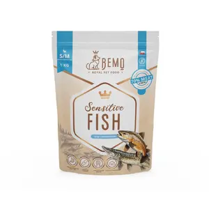 Сухой корм для собак BEMO Karma sucha Sensitive Fish для мелких и средних пород 1 кг