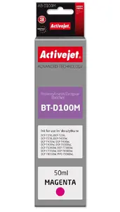 Activejet AB-D100M Ink Cartridge Magenta Dye-based High XL Yield 50 ml Replacement for Brother BT-D100M