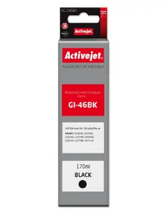 Activejet AC-G46BK High Yield Ink Cartridge Black Dye-based 170 ml Supreme Compatible with Canon Printers