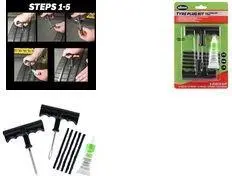 IWH riepu remonta komplekts Slime Tyre Plug Kit, 8 daļas bezkameru riepām