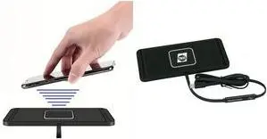 IWH Bezvadu uzlādes paliktnis ar ātrās uzlādes funkciju 1x USB-C kompakts bezvadu lādētājs QI ierīcēm