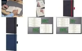 sigel Conceptum 2027 Pocket Calendar DIN A6 Dark Blue Weekly Layout 1 Week on 2 Pages 176 Pages C2763