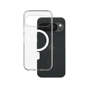 PanzerGlass Urban Combat caurspīdīgs vāciņš ar baltu Qi Google Pixel 11 un Pixel 11 Pro
