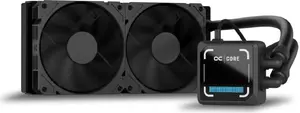 Alphacool Core 2 LT 240mm CPU AiO Šķidruma dzesētājs procesoram ar divu ventilatoru radiatoru un vara pamatni