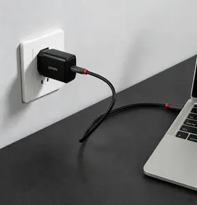 Lindy 65W USB Type C GaN lādētājs 73448