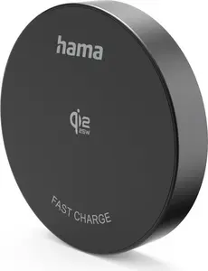Hama Bezvadu lādētājs Qi2 25W induktīvā uzlādes paliktņa ātrā uzlāde melns