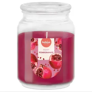 Aromatic Candle Bolsius with 100 Hours Burn Time in Red