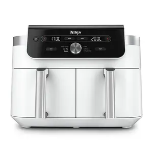 Аэрофритюрница Ninja Foodi MAX Dual Zone White 9.5 л 6-в-1 с двумя чашами