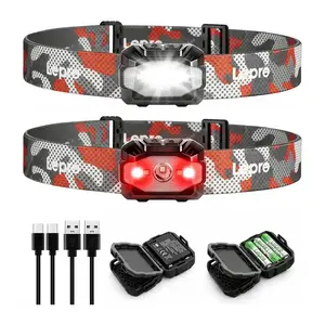Lepro 320023-2 USB galvas lukturis, 2 gab.