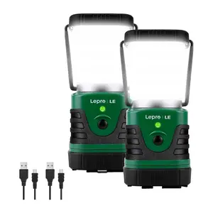 Lepro 3300008-2 Camping Lamp with 4400mAh Battery Capacity 2-Pack