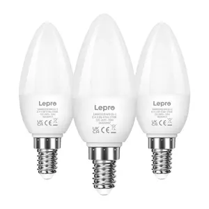 Светодиодная лампа Lepro 600059-WW-EU-3 E14 C37 4.2W 40W 470 лм 2700K теплый белый 250° 3 шт.