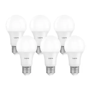 Lepro 100092-WW-EU-6 A60 E27 7W 800 lm 2700 K Dimmable LED Bulb 6-Pack