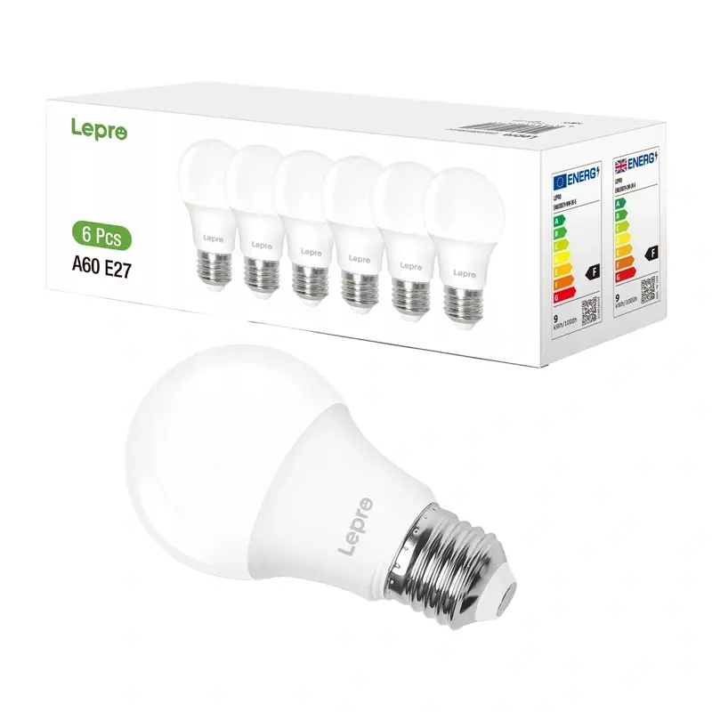 Lepro 100090-DW-EU-6 LED Spuldze E27 A60