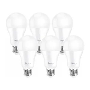 Lepro 100080-DW-EU-6 LED Bulb E27 A60 13W 100W Equivalent 1521 lm 6500K Daylight White 180 Degree Beam Angle 6-Pack