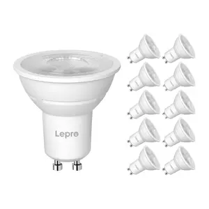 Lepro 200084-WW-EU-10 GU10 Диммируемая светодиодная лампа 4.5W 345 лм 2700K 38 градусов 10 штук