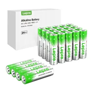 Lepro 130002-24 AA R6 Alkaline Batteries 24-Pack