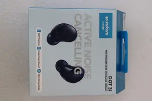 Anker Soundcore Dot 3i bezvadu iekšējās ausu austiņas Bluetooth 5.2 hibrīda ANC mikrofons tumši zilas