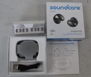 Anker Soundcore C40i Elastīgas un ērtas uzliekamās austiņas, melnas, Bluetooth, iebūvēts mikrofons, pogu vadība, vairāku punktu savienojums