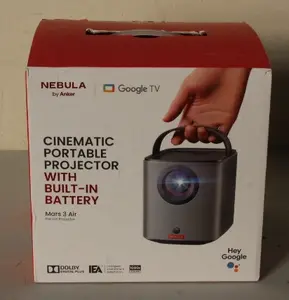 Anker Nebula Mars 3 Air Google TV Projector Full HD 1920x1080 400 ANSI lumens Black Wi-Fi
