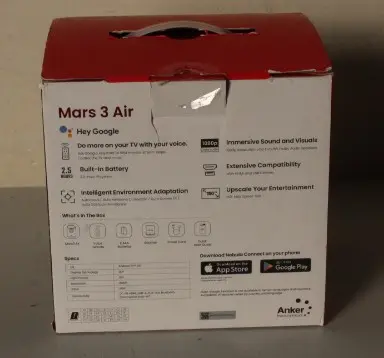 Проектор Anker Nebula Mars 3 Air Google TV Photo 2