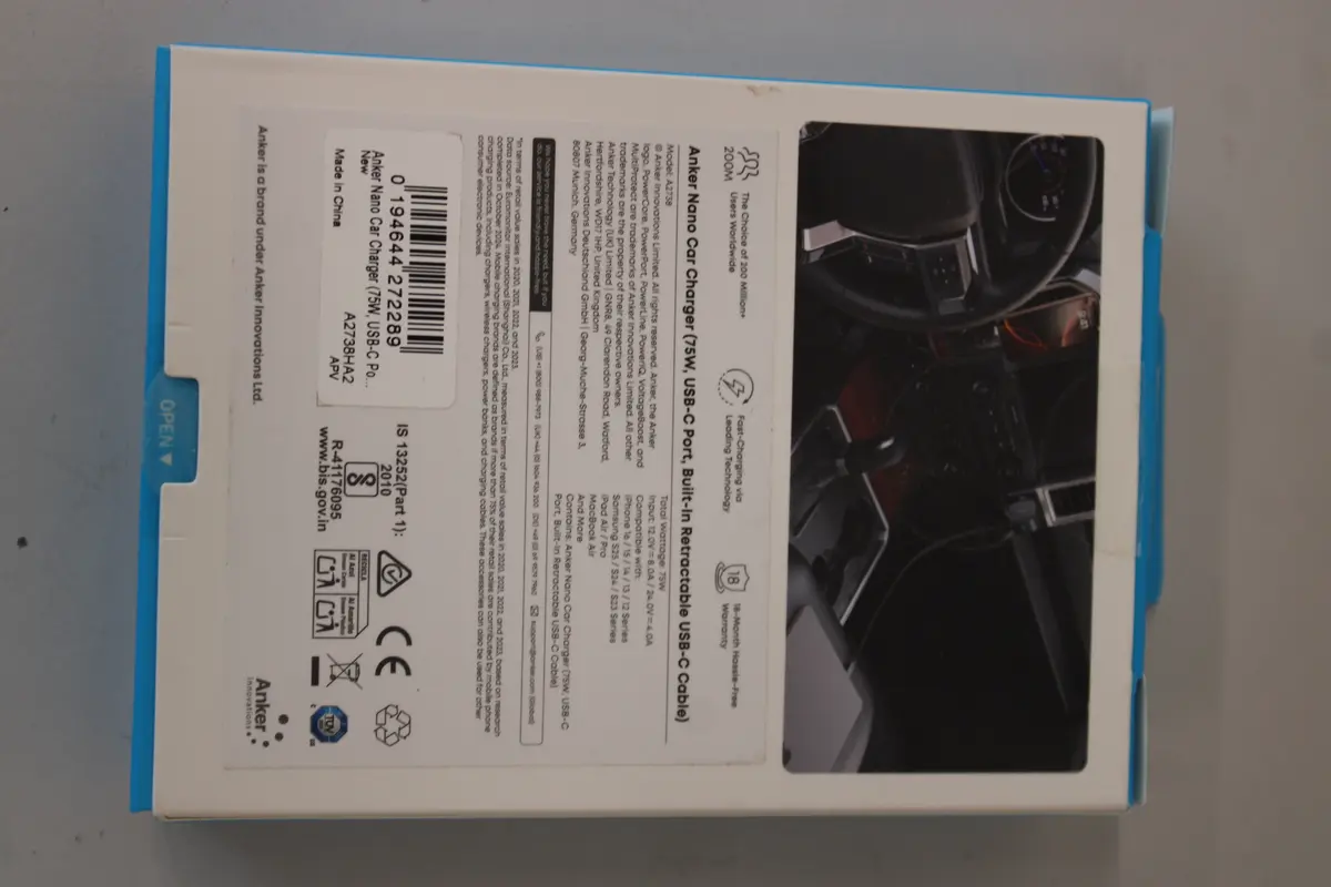 Anker Nano Car Charger 75W USB-C Photo 2