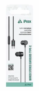 ER Wired Headphones USB-C Black