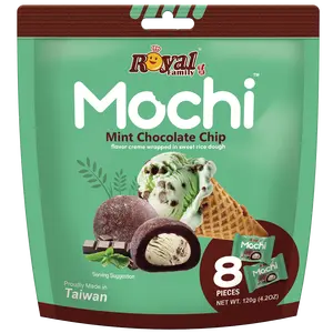 Японское рисовое пирожное Royal Family Mochi с мятой и шоколадной крошкой