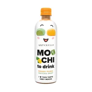SOTI Natural Mochi Drink with Mango and Matcha Flavor 0.5 L HDPE Bottle