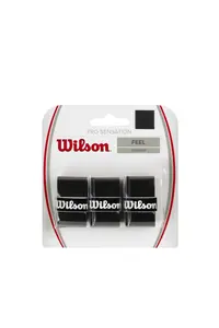 Черная теннисная обмотка для ракетки Wilson Pro Overgrip Sensation