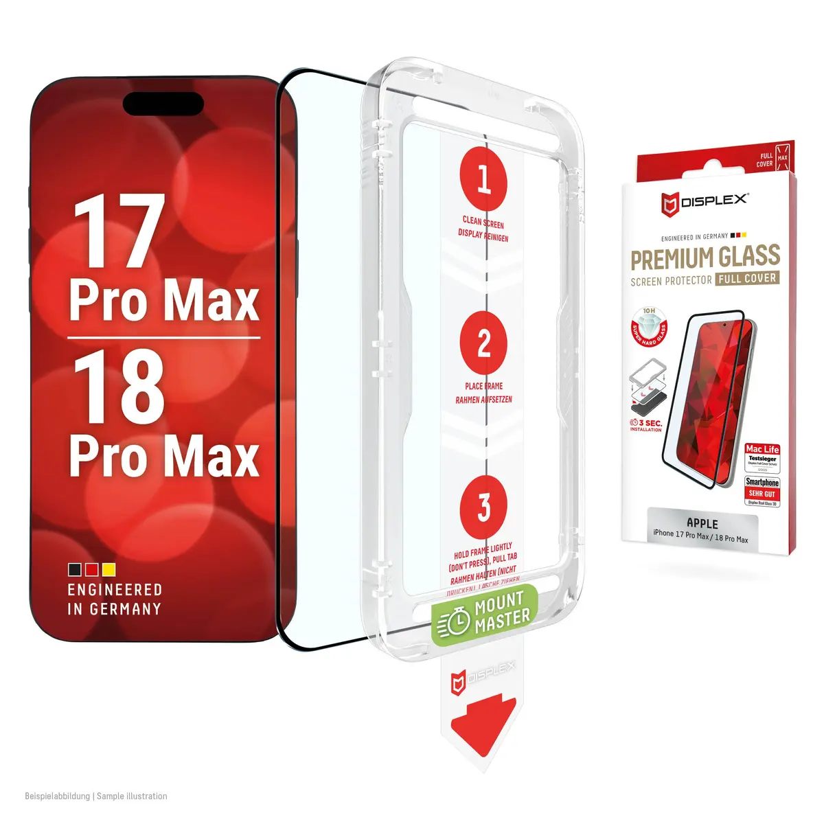Защитное стекло Displex для Apple iPhone 17 Pro Max / 18 Pro Max Photo 2