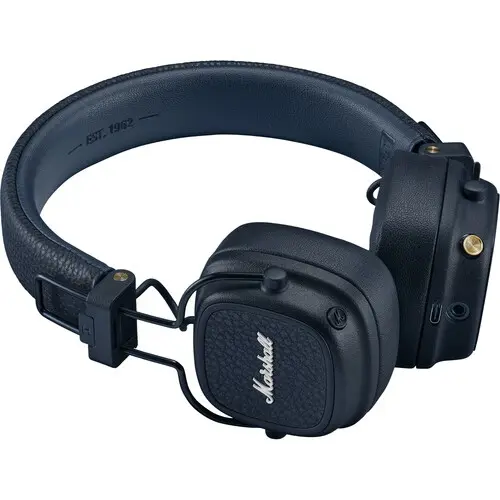 Marshall Major V Wireless Headphones Midnight Blue Photo 2
