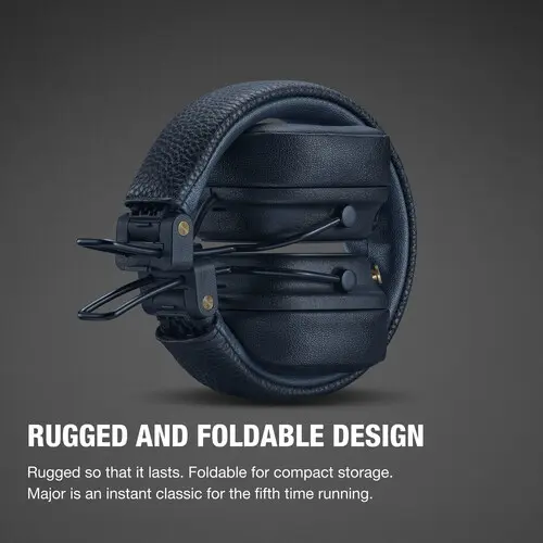 Marshall Major V Wireless Headphones Midnight Blue Photo 5