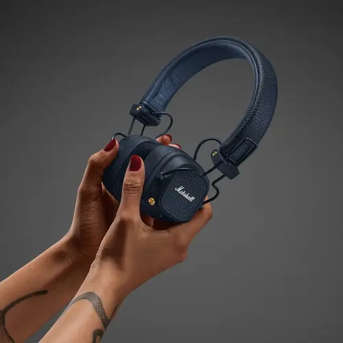 Marshall Major V Wireless Headphones Midnight Blue Photo 6