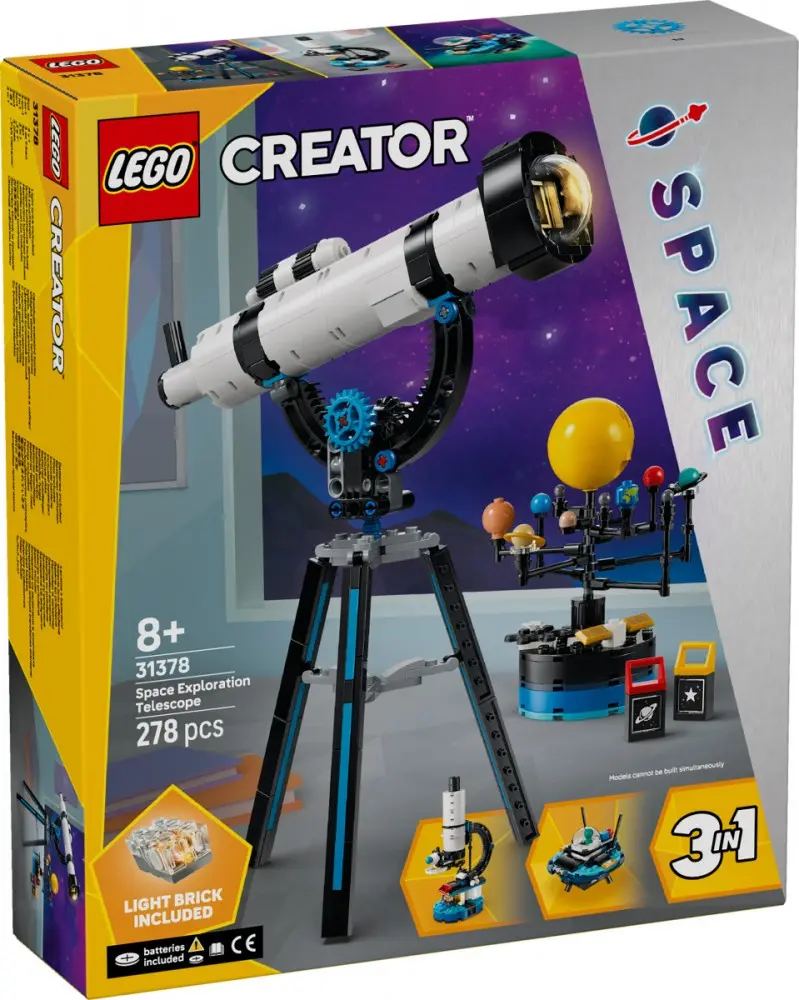 LEGO Creator Kosmosa izpētes teleskops 3-in-1